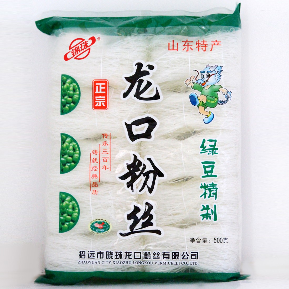 錦珠綠豆粉絲500g